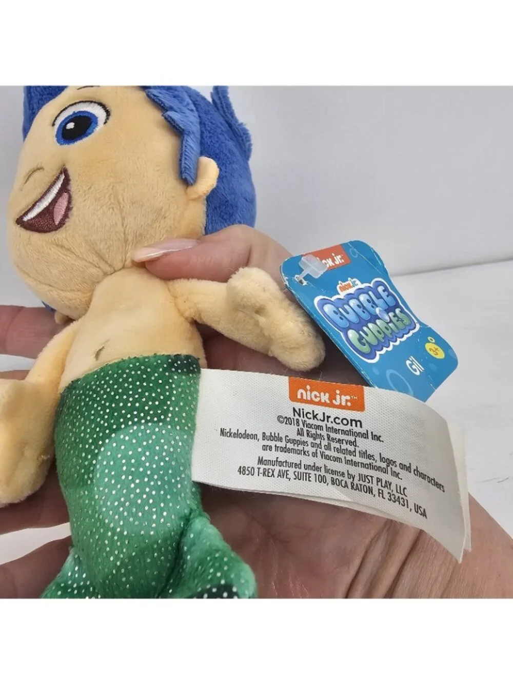 NWT Nickelodeon Bubble Guppies Gil Plush 7